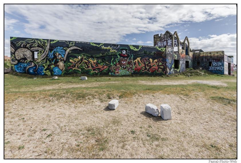 #Pascal-Photo-Web #Pirou #Paysage #Manche #France #Litoral #Baln�aire #plage #Normandie #sable #dune #touristique #mer #village #fant�me#graffiti