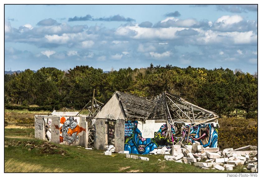#Pascal-Photo-Web #Pirou #Paysage #Manche #France #Litoral #Baln�aire #plage #Normandie #sable #dune #touristique #mer #village #fant�me#graffiti
