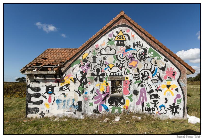 #Pascal-Photo-Web #Pirou #Paysage #Manche #France #Litoral #Baln�aire #plage #Normandie #sable #dune #touristique #mer #village #fant�me#graffiti