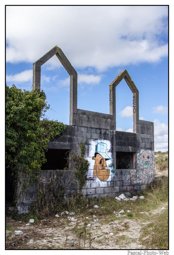 #Pascal-Photo-Web #Pirou #Paysage #Manche #France #Litoral #Baln�aire #plage #Normandie #sable #dune #touristique #mer #village #fant�me#graffiti