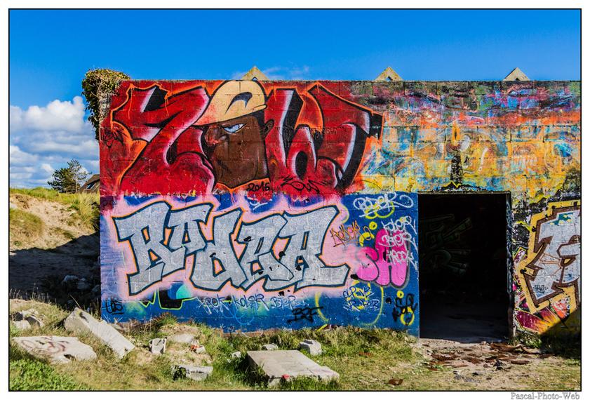 #Pascal-Photo-Web #Pirou #Paysage #Manche #France #Litoral #Baln�aire #plage #Normandie #sable #dune #touristique #mer #village #fant�me#graffiti