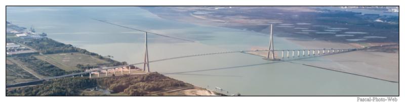 #Pascal-Photo-Web #Pont de normandie #Paysage #Calvados #France #Litoral #plage #Normandie #sable #touristique #mer #vue du ciel