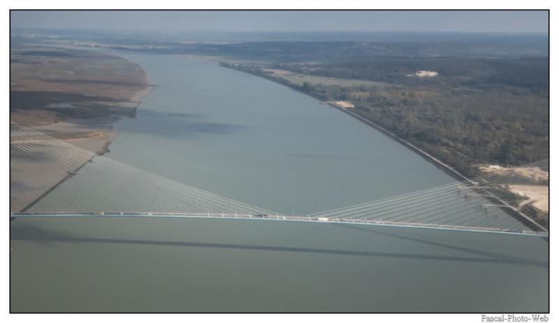 #Pascal-Photo-Web #Pont de normandie #Paysage #Calvados #France #Litoral #plage #Normandie #sable #touristique #mer #vue du ciel