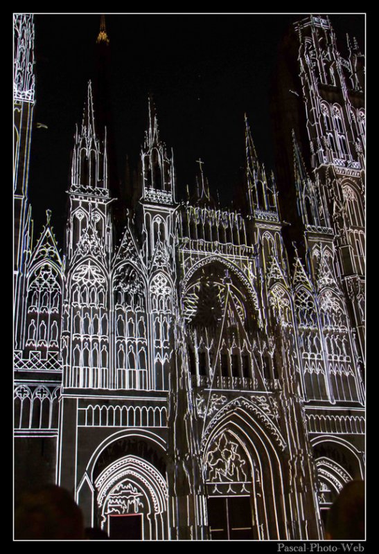 #projections #Cath�drale #Rouen  #pascalphotoweb