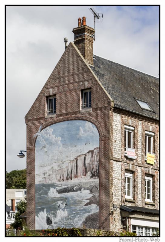 #Pascal-Photo-Web #Saint-Val�rie en Caux #Paysage #Seine-Maritime #France #Litoral #Baln�aire #Falaise #Normandie #76 Galets #patrimoine #plage #touristique #mer