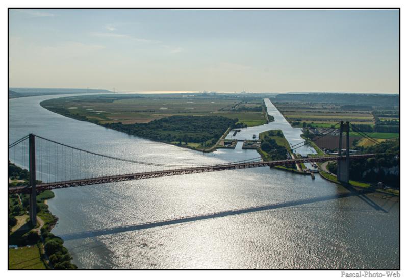 #Pascal-Photo-Web #photo #normandie #seine-maritime #paysage #Tancarville #france #76 #nord #ouest #76430 #vue a�rienne #ecluse #pont