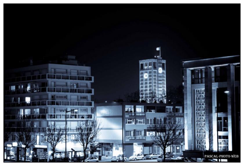 #arcitecture #hoteldeville #nuit #lehavre #lehavre #pascal-photo-web #normandie #seine-maritime #76 #france #nord #ouest #patrimoine